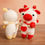 Thumbnail: Handmade Cow Plush – Soft Crochet Toy (Orange, Yellow, Red & Wine Red) 🐮💛