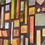 Thumbnail: An original handmade Wood Wall Art, made by small wooden squares in various depths stuck on a painted plywood.