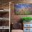 Thumbnail: The cloud, 3d art for wall.  An original handmade Wood Wall Art, made by painted small wooden squares in various depths.