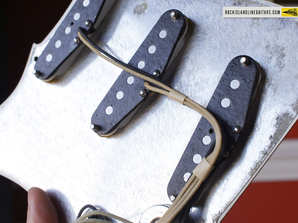 Thumbnail: FCS Hand-Wound '60 Pickups - Vintage Loaded Pickguard