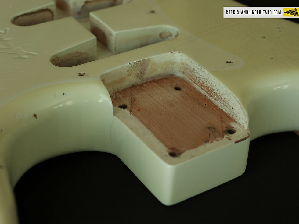 Thumbnail: FCS '60 Stratocaster 2001 Aged Olympic White - Relic Body