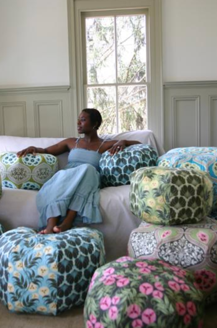 Thumbnail: Amy Butler Nigella Primrose HDABS2-Pewter