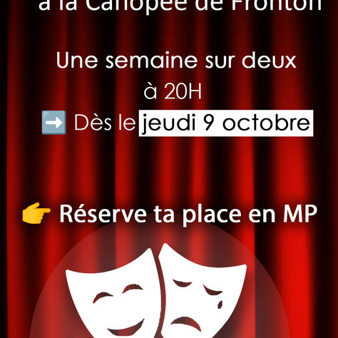 Cours de théâtre d'impro à FRONTON !