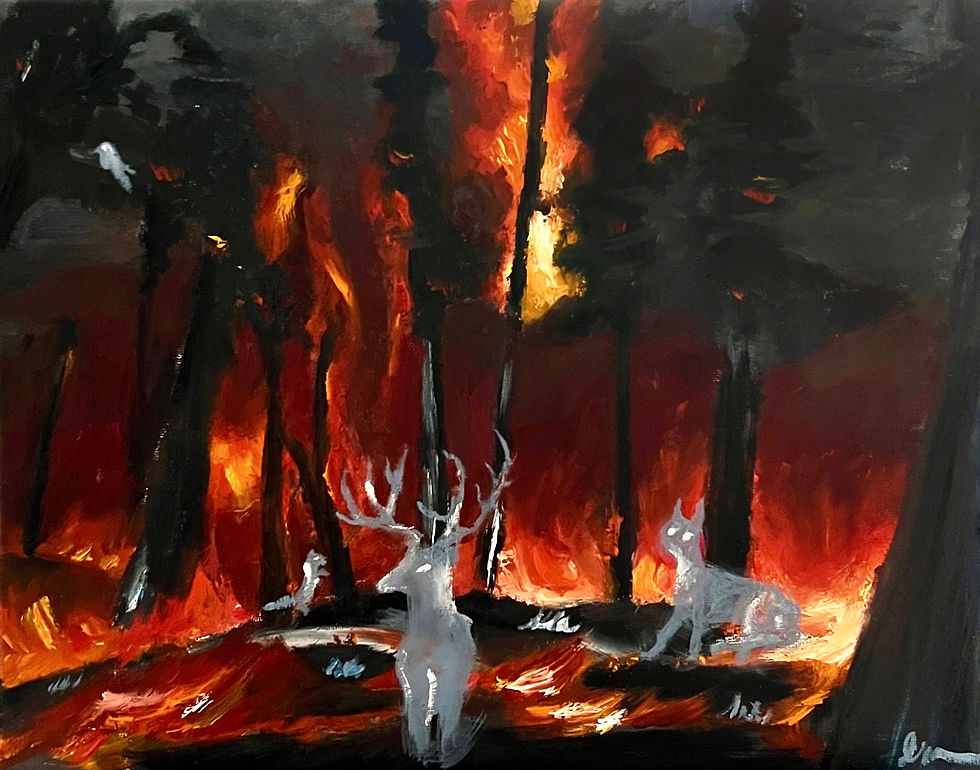 Armageddon, oil on canvas
