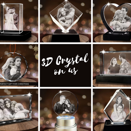 3D Crystal Photos Moments: 3D Crystal on us