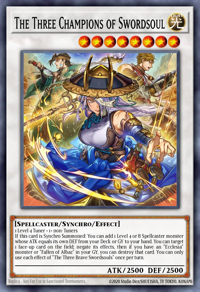 The Three Champions of Swordsoul (CORI-EN100)