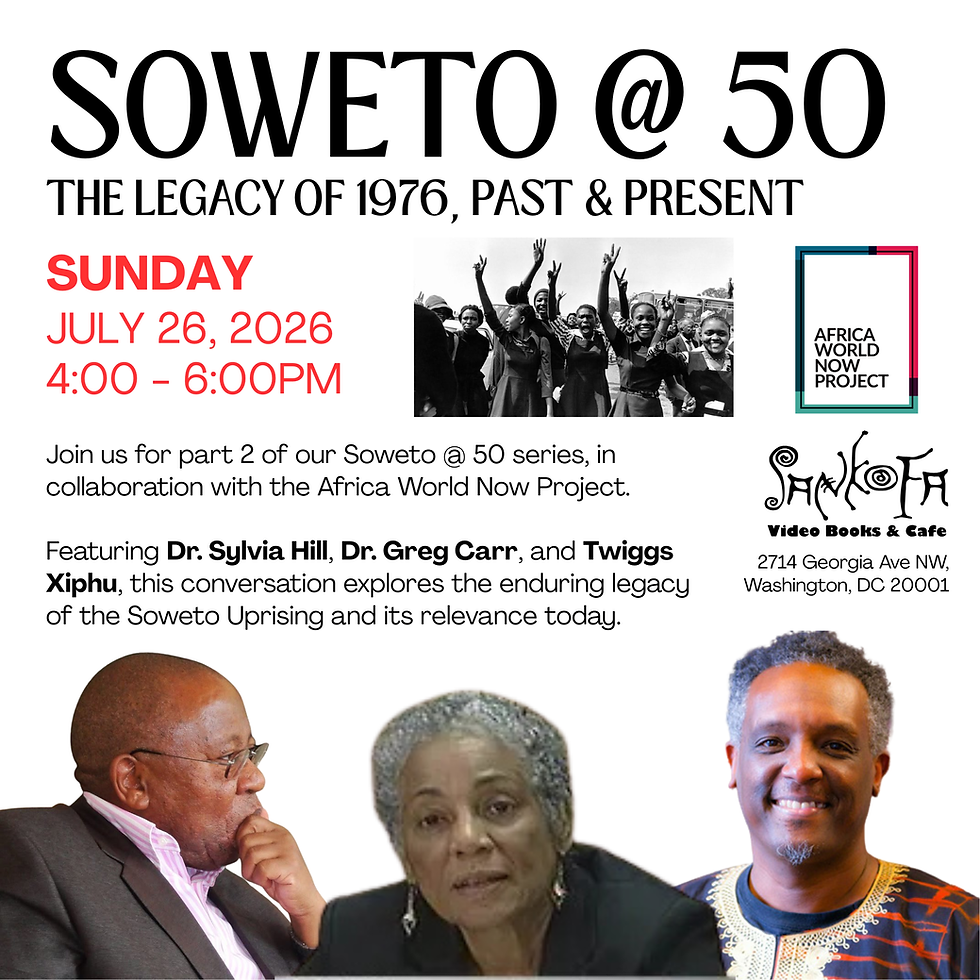Soweto @ 50: The Legacy of 1976, Past & Present
