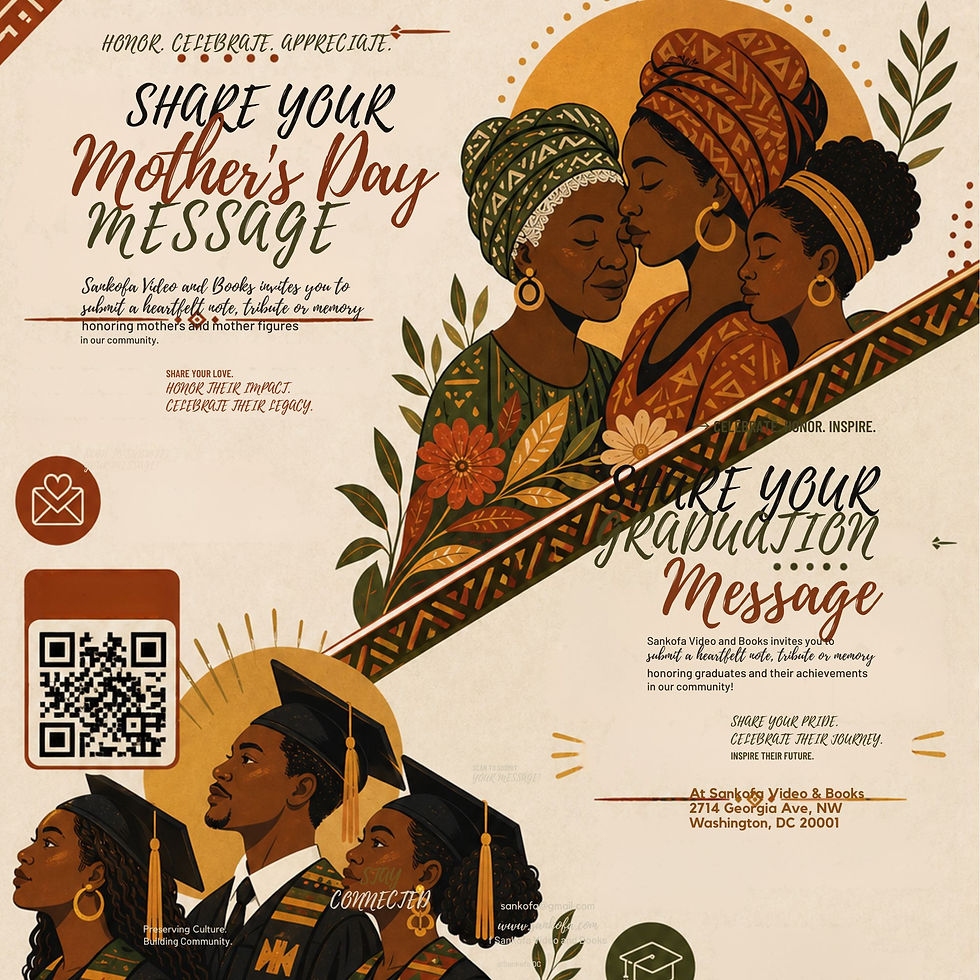 Share your Mother's Day /Graduation Day Message!