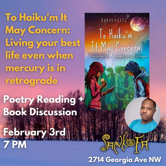 To Haiku'm It May Concern: Live Poetry Reading + Book Discussion