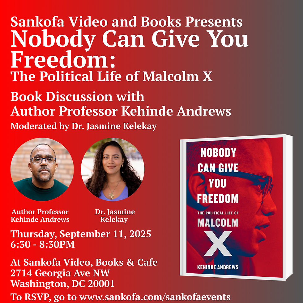 Nobody Can Give You Freedom: The Political Life of Malcolm X