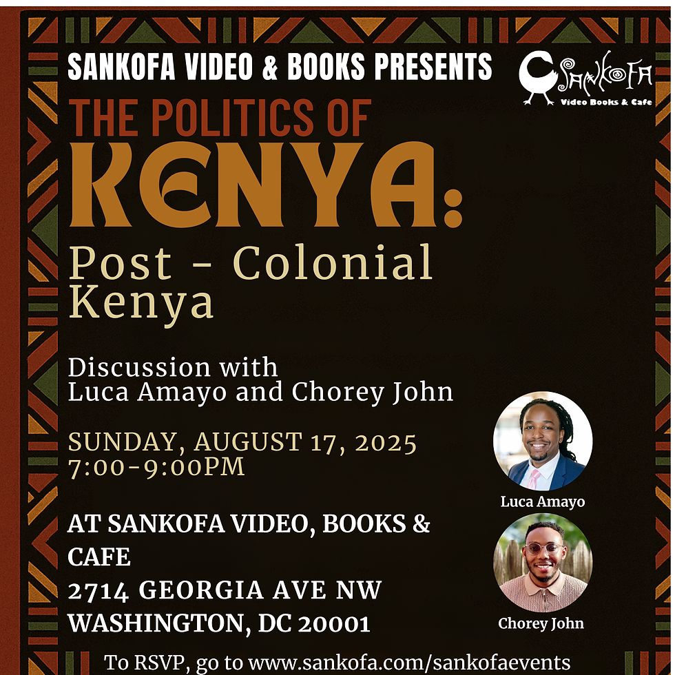 The Politics of Kenya: Post - Colonial Kenya - Discussion