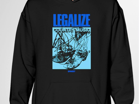 Legalize Country Music Ernest poster shirt