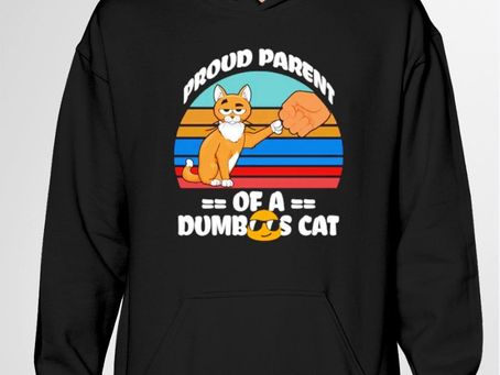 Kitty Fist Bump pround parent of a dumbs cat shirt