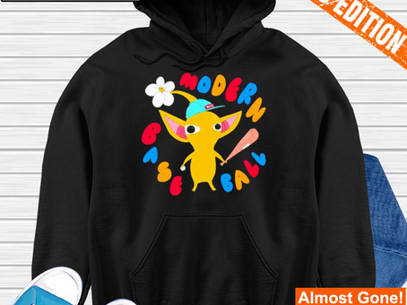 Pikmin modern baseball shirt