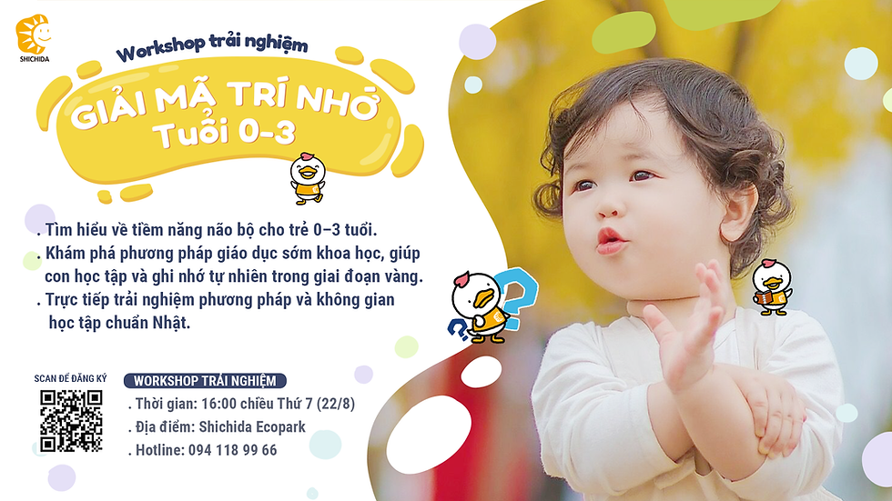 Giải Mã Trí Nhớ Tuổi 0-3