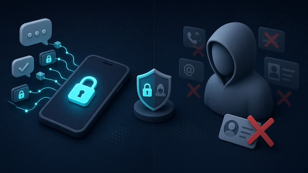 Anonymity vs Privacy — Clam Messenger blog cover