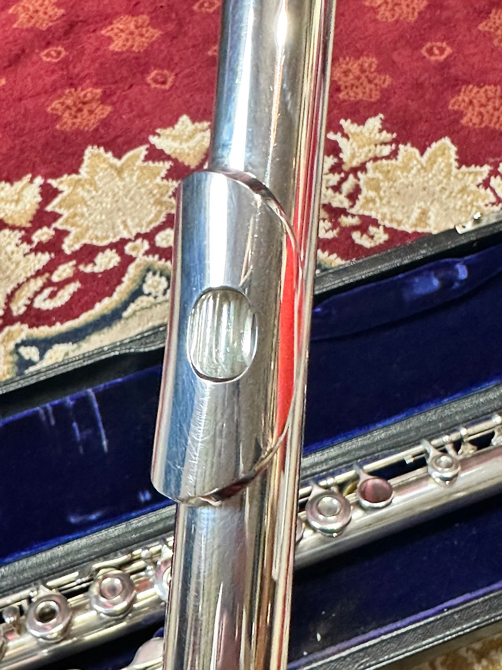 Thumbnail: Gemeinhardt 3SS Hand Sterling Crafted Sankyo N.RS1 Headjoint Flute