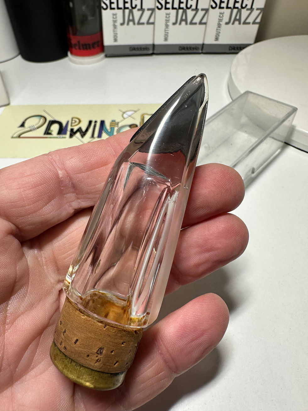 Thumbnail: Pomarico Sapphire Crystal Bb Clarinet Mouthpiece 