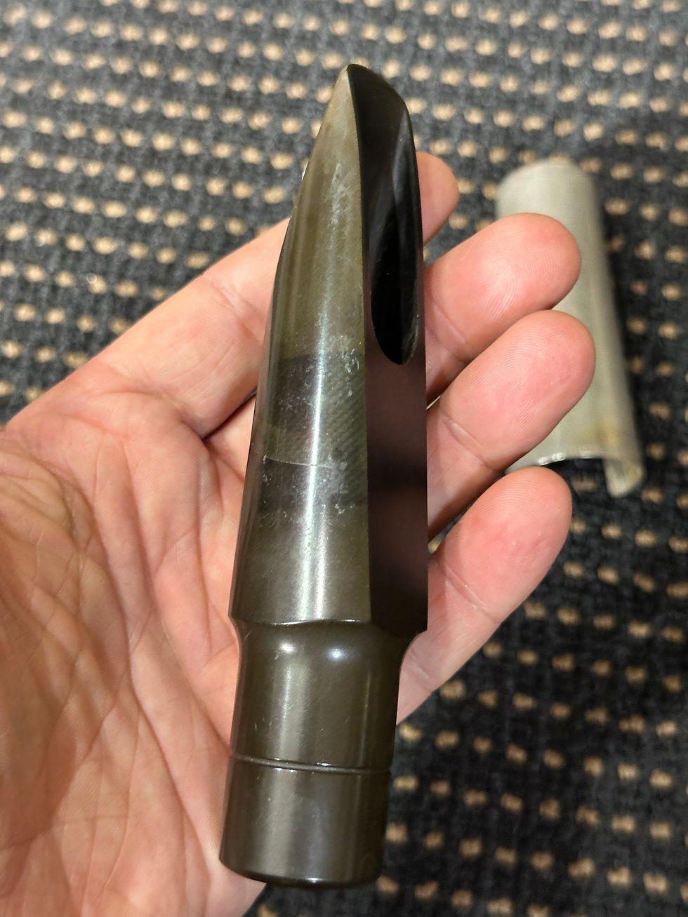 Thumbnail: 8* Otto Link Tone Edge Hard rubber Baritone Saxophone Mouthpiece w/ lig & cap