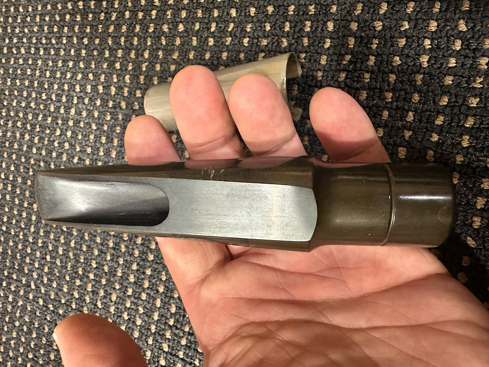 Thumbnail: 8* Otto Link Tone Edge Hard rubber Baritone Saxophone Mouthpiece w/ lig & cap
