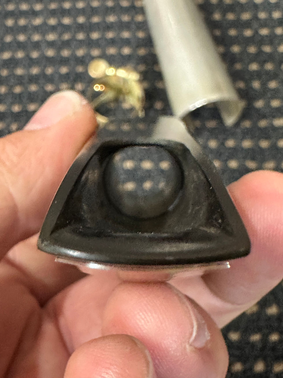 Thumbnail: 8* Otto Link Tone Edge Hard rubber Baritone Saxophone Mouthpiece w/ lig & cap