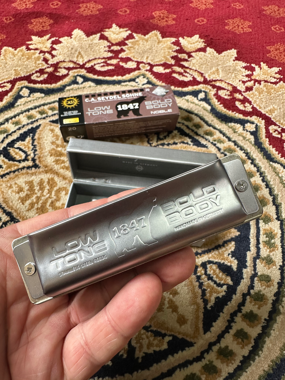Thumbnail: Seydel LC Low Tone Bold Body Noble Blues Harmonica - in C - made in Germany