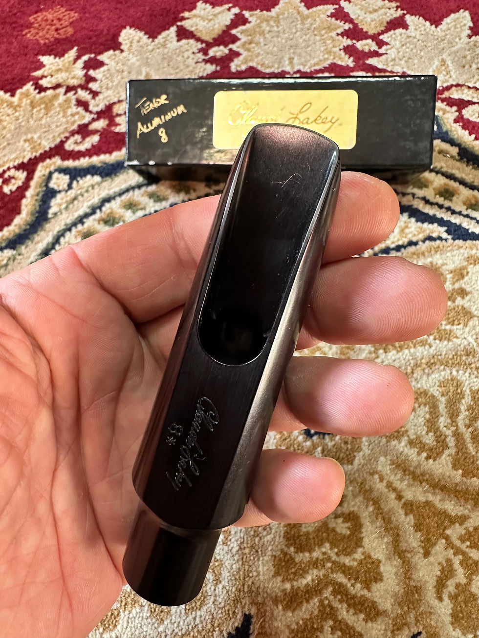 Thumbnail: Claude Lakey 8* Black Aluminium Tenor Saxophone Mouthpiece