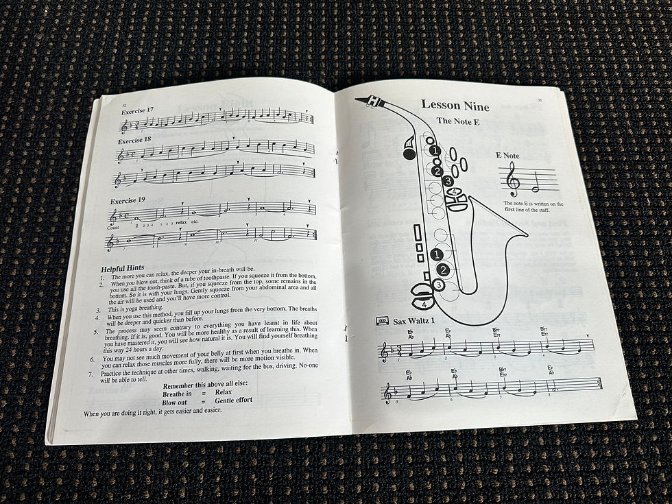 Thumbnail: Saxophone Method book 1 Progressive by Andrew Scott