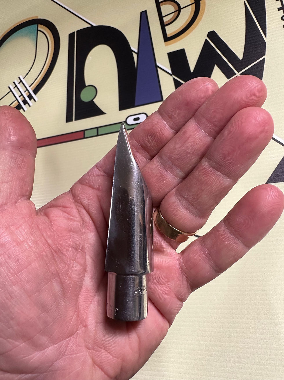 Thumbnail: Berg Larsen 80/0/SMS Slant Signature Alto Saxophone Mouthpiece 
