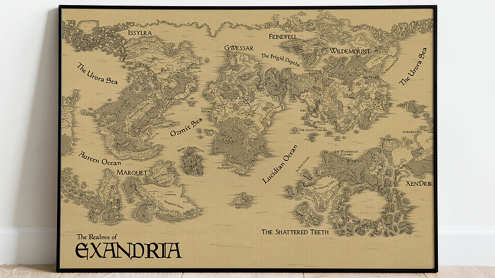 The Maps Of Exandria The Maps Of Exandria