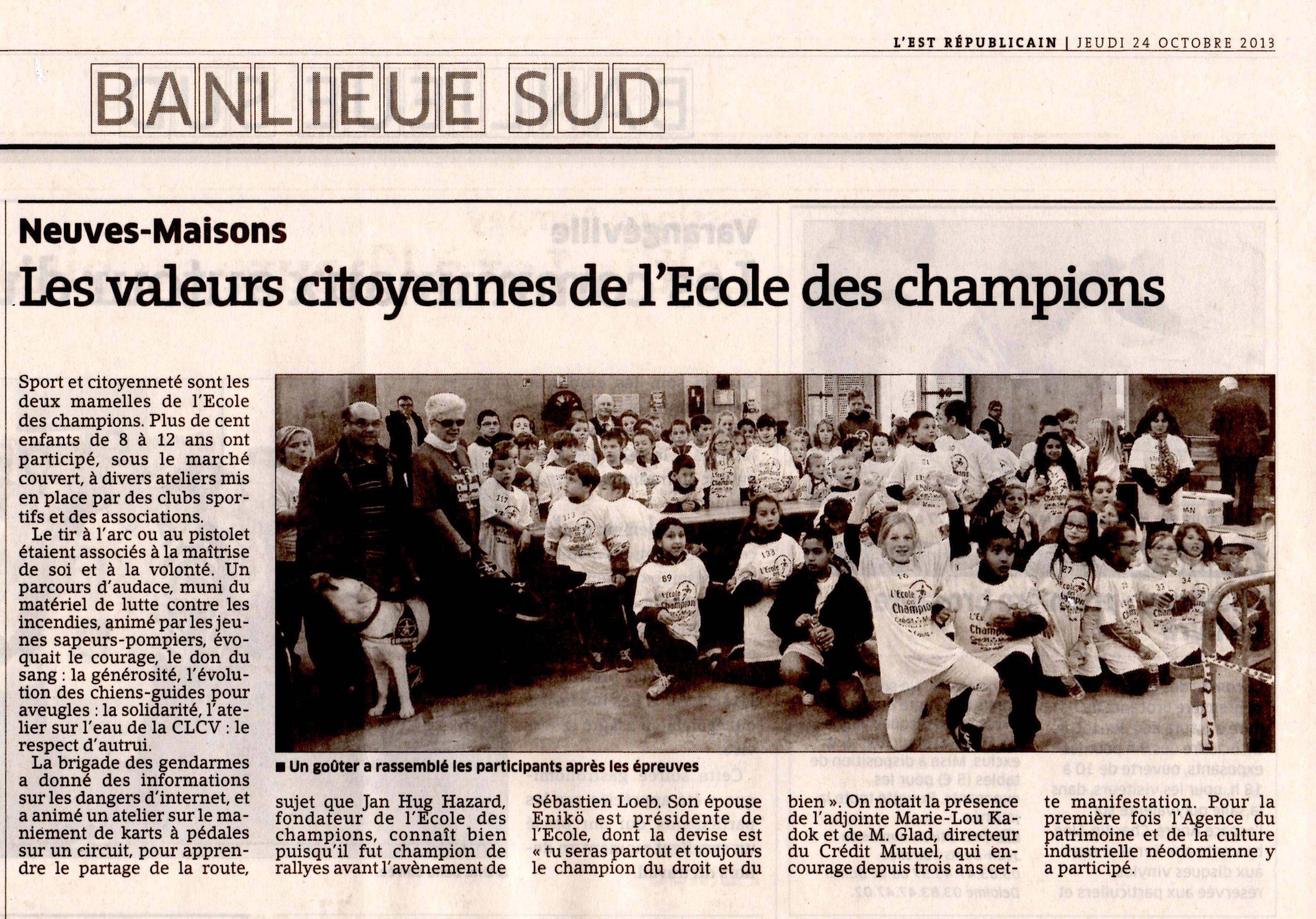 16 octobre 2013 - Neuves-Maisons