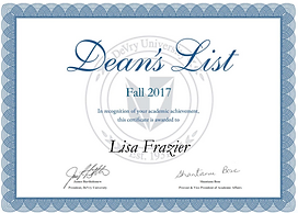 Dean's List Fall 2017