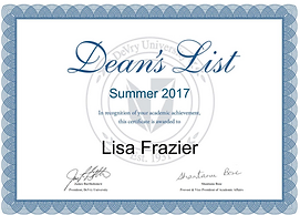 Deans List Summer 2017
