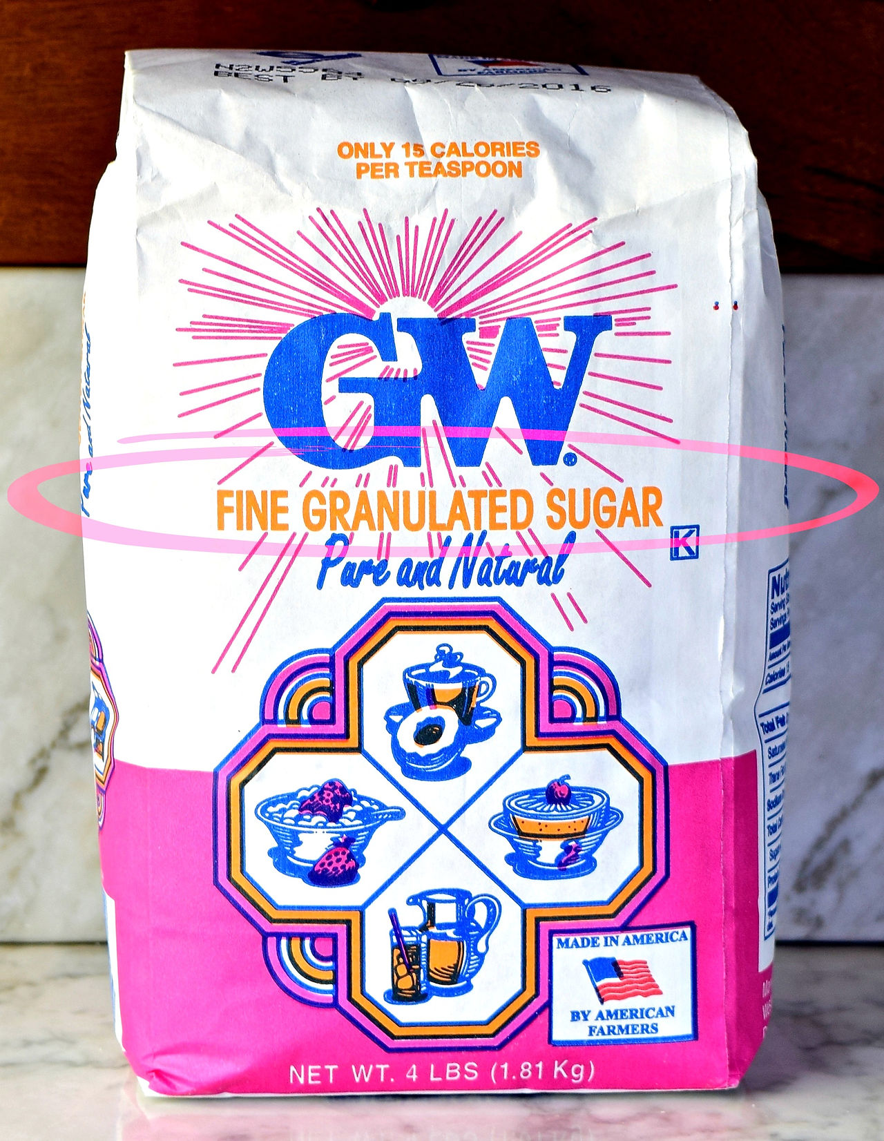 Fine granulated sugar is a refined sugar produced from cane or beet with 99.95 percent sucrose (water being the main remainder). For most sugar manufacturers, it is a white sugar with crystal size ranging from about 0.32 to 0.42mm.