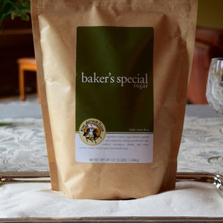What is baker's special sugar? It is a refined sugar from cane that typically has crystal sizes from 0.1 to 0.2mm. Contains 99.95 percent sucrose. Also called as ultrafine, baker’s sugar, or caster sugar.