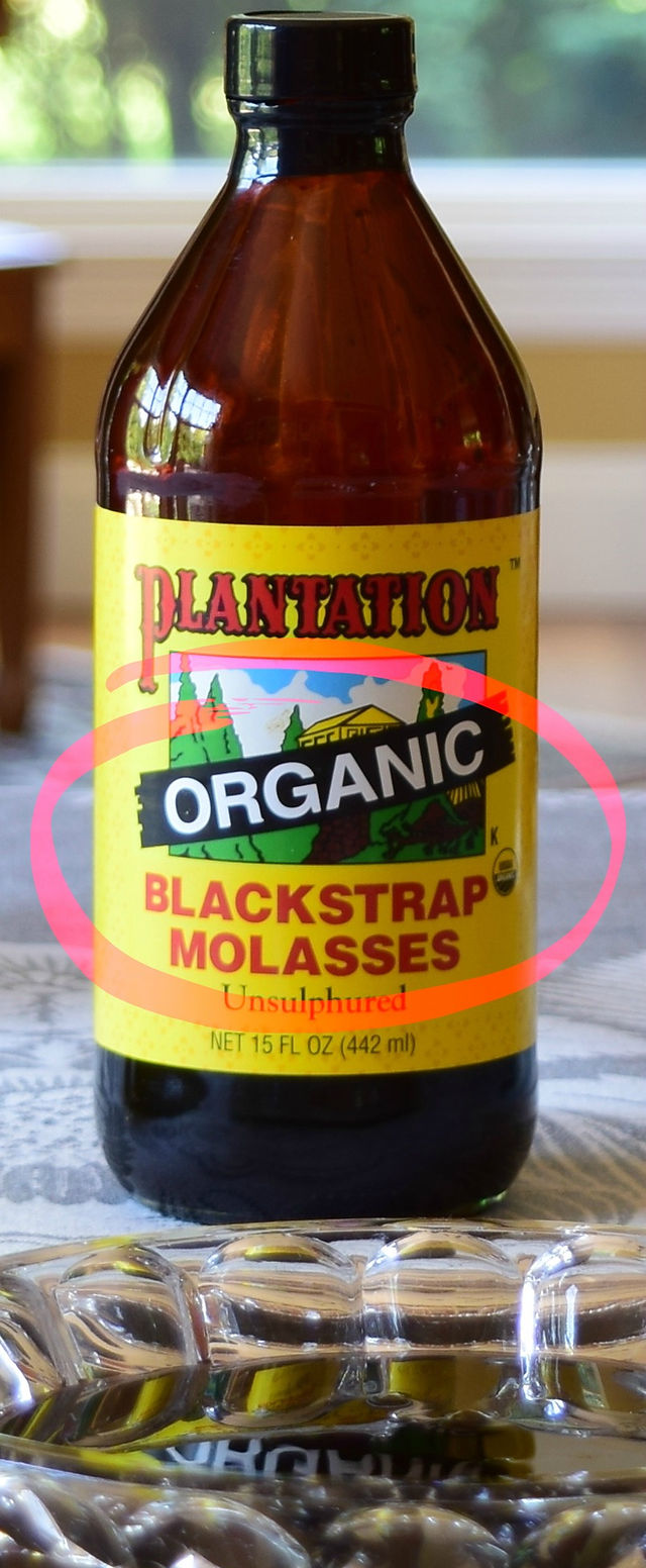 Organic Blackstrap Molasses is the dark syrup washed off from around the sugar (sucrose) crystals toward the production of organic sugars in a Sugar Mill. It is made from organic sugarcane and is processed according USDA's Organic Standards. It is sweeter and less bitter than regular blackstrap molasses. Contains around less than 50 percent sucrose, and about 20 percent invert sugar (glucose and fructose).