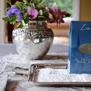 Swedish pearl sugar is a refined sugar made from beets