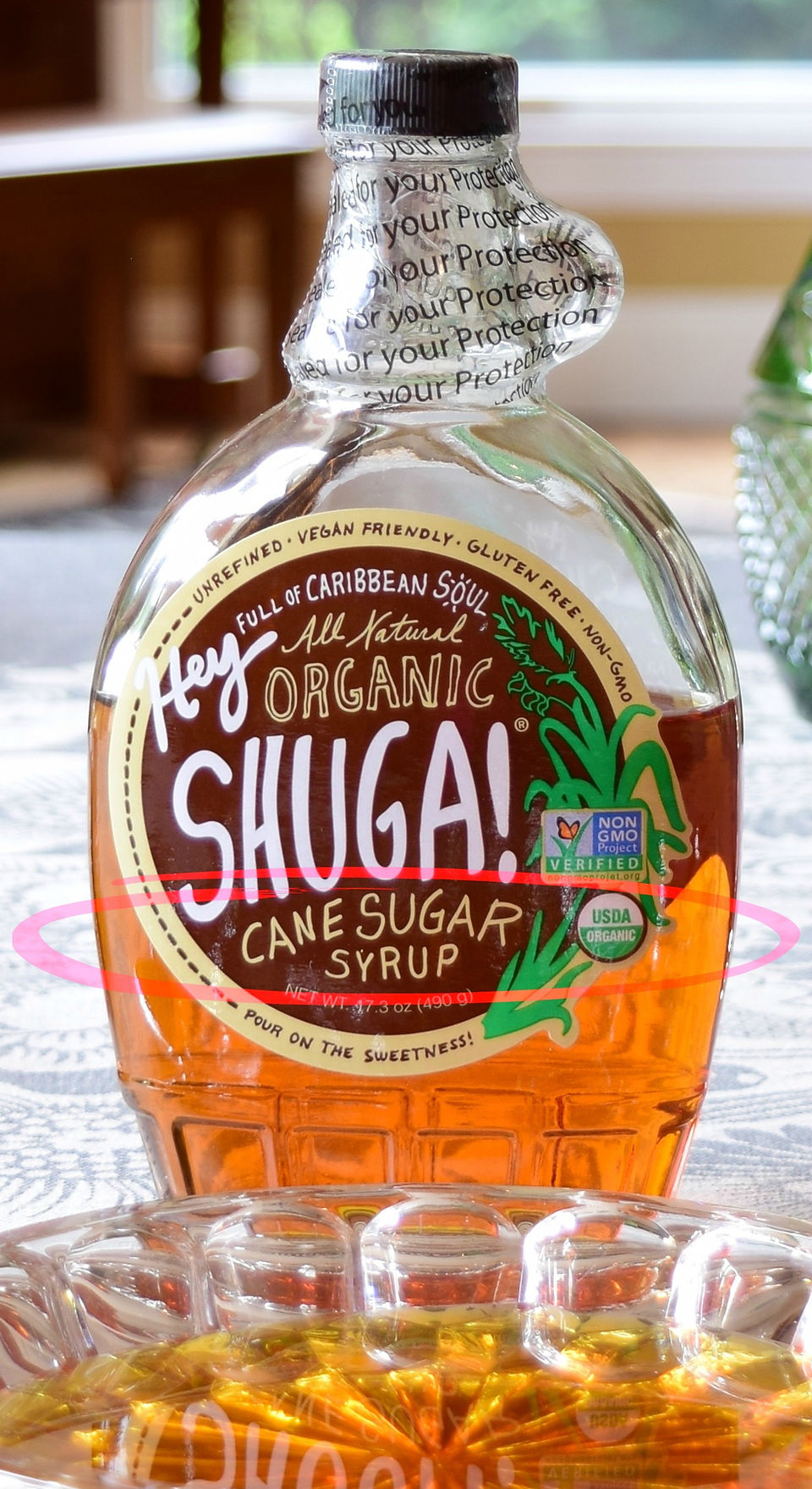 Organic cane syrup is made by dissolving organic raw cane sugar in water, and then treating it with an acid (or the enzyme invertase) at high temperatures to produce a clear, golden color syrup. Also referred to as golden syrup, invert syrup, inverted syrup, or simply 'invert'. It is a medium invert syrup that contains approx 80 percent sugars, being 30-40 sucrose, and 50 invert sugar (25 fructose, 25 glucose).