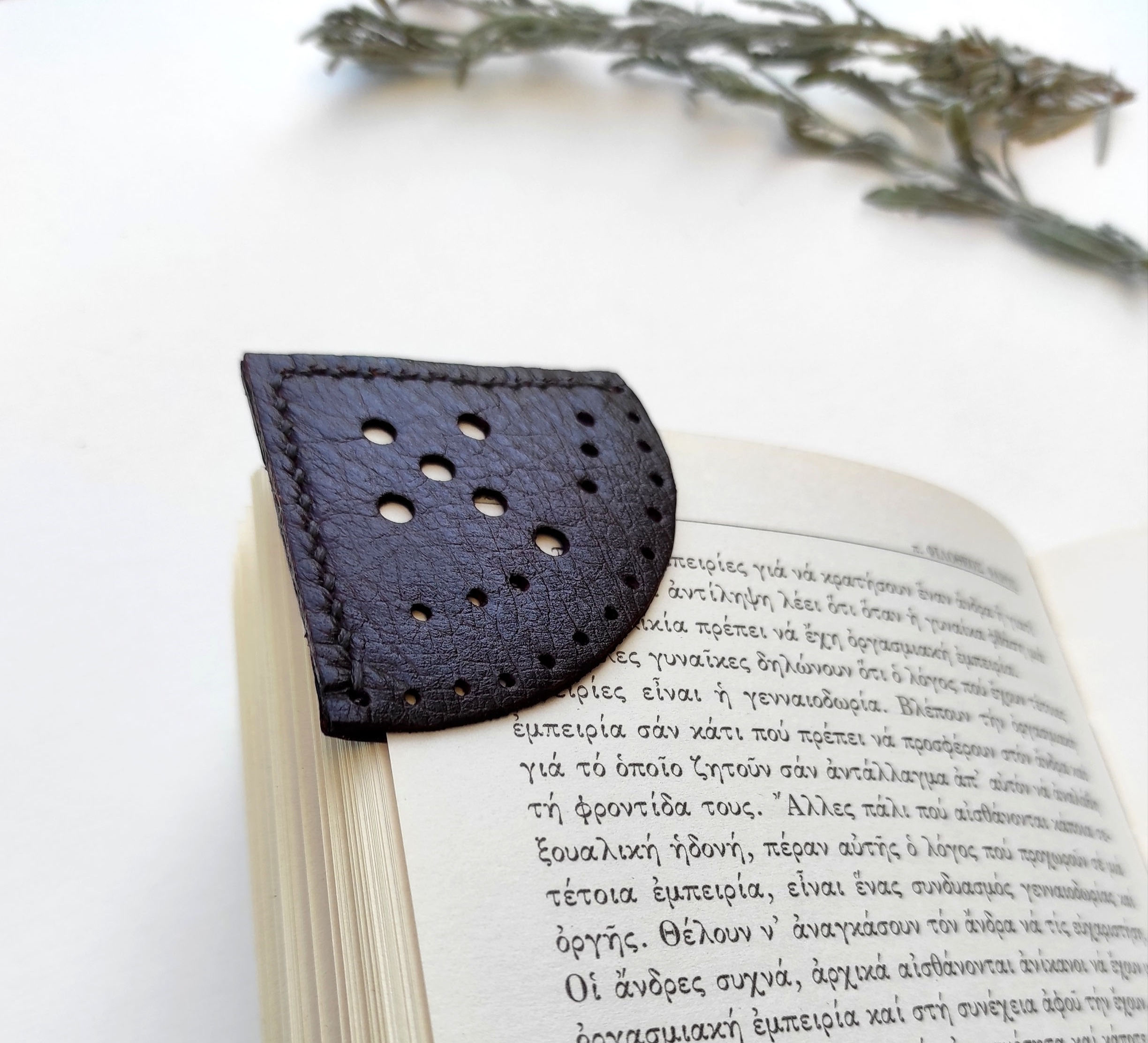 Leather Bookmark