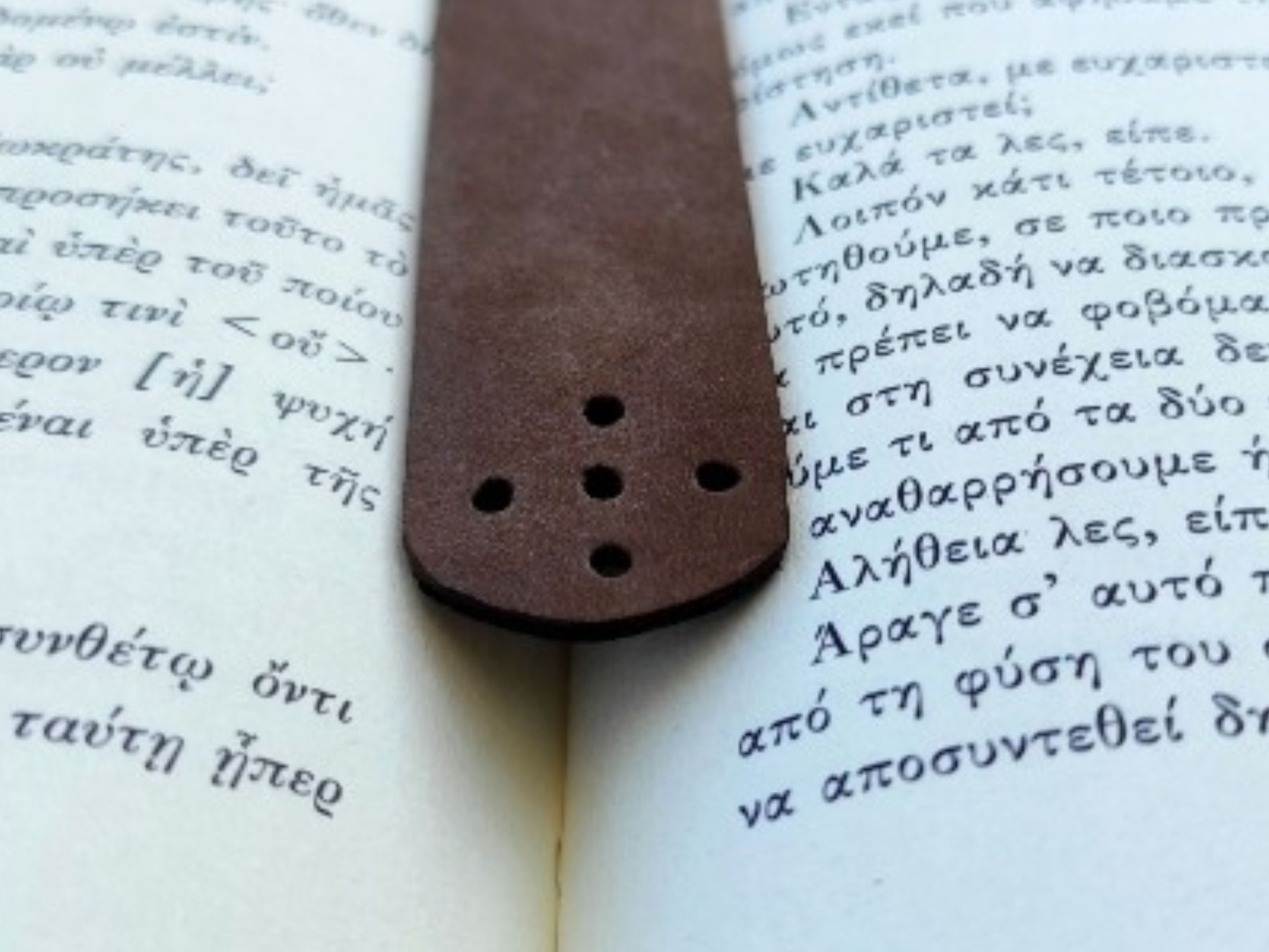 Leather Bookmark