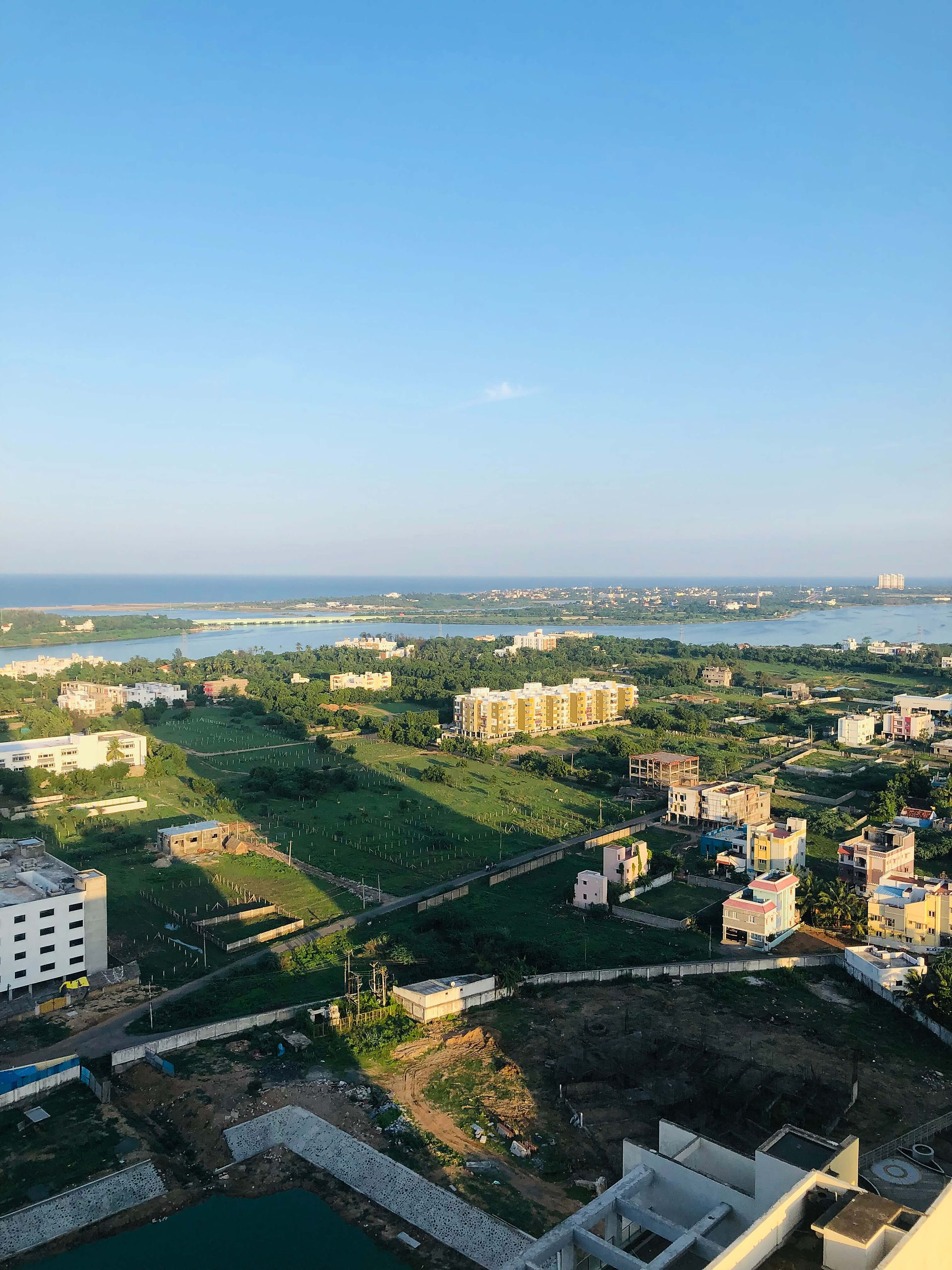 birds eye view of OMR
