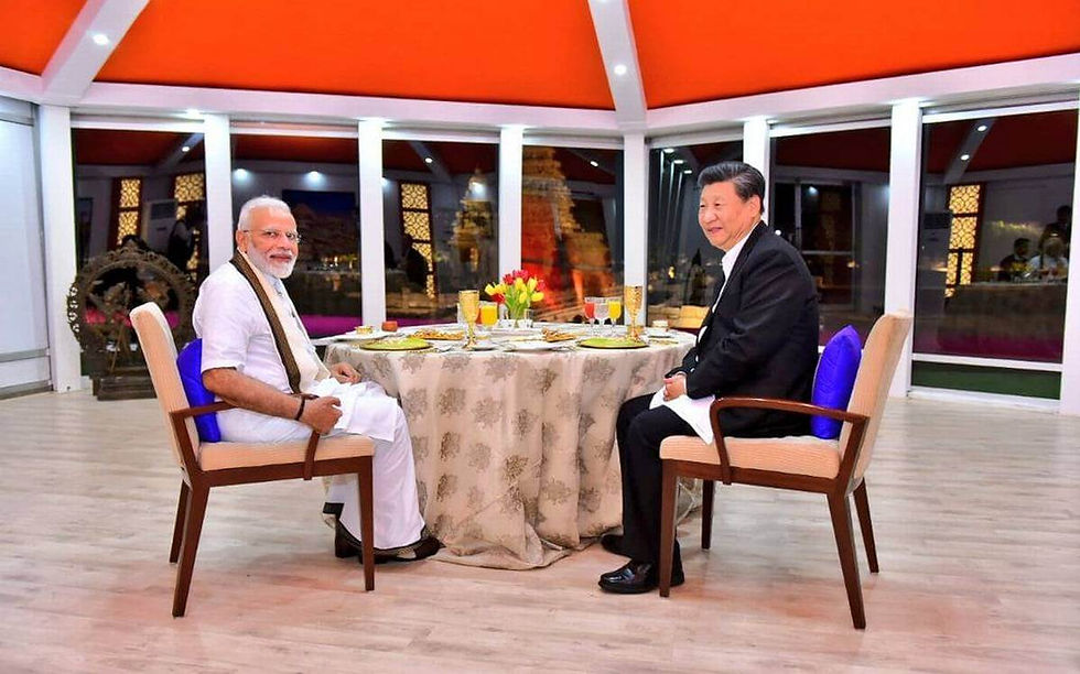 Modi Xi Dinner in Mahabalipuram