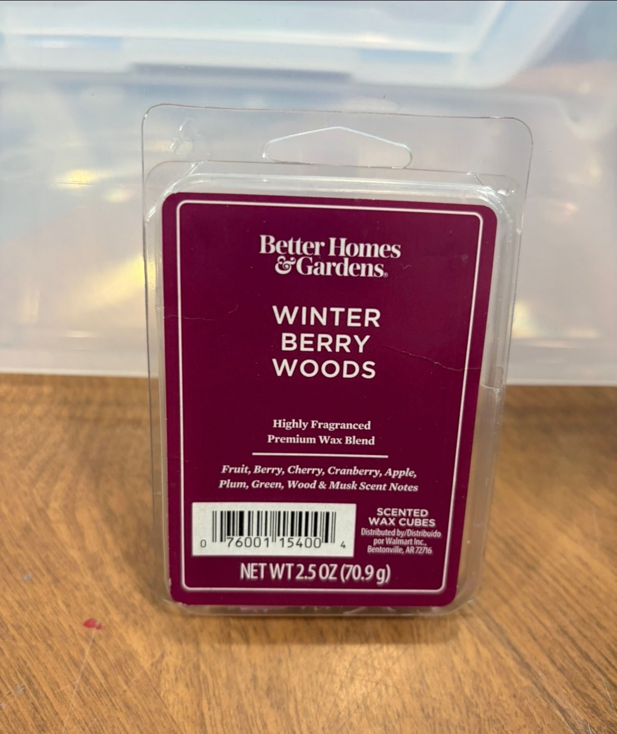 Better Homes & Gardens Winter Berry Woods Wax Melts, 2.5oz