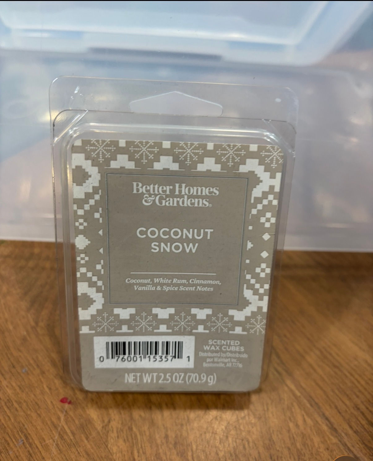 Better Homes & Gardens Coconut Snow Wax Melts, 2.5oz