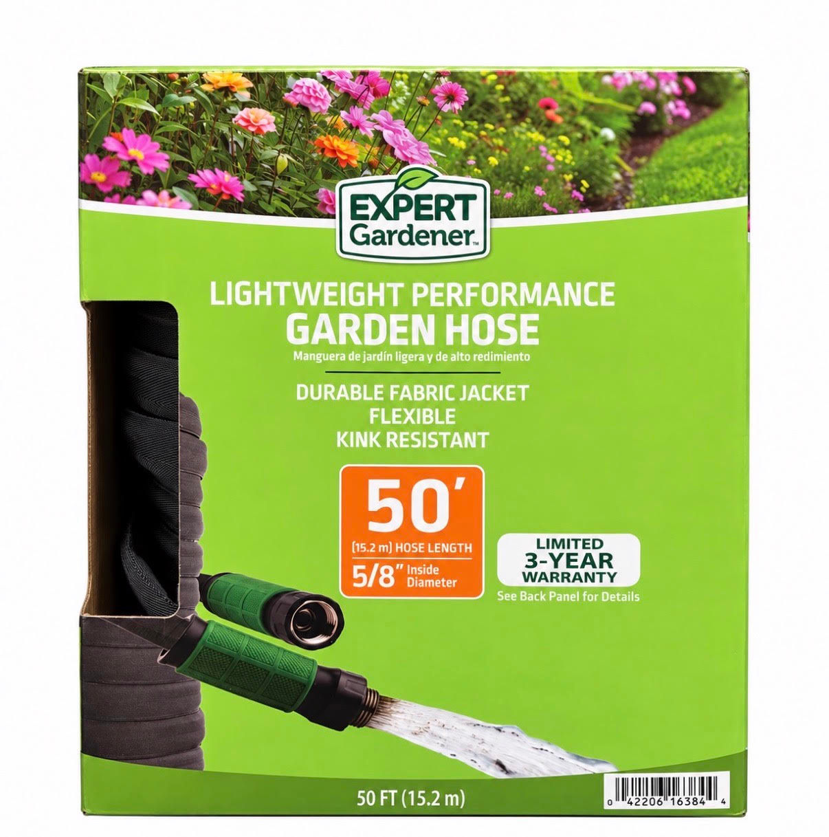 Expert Gardener Lightweight Performance Garden Hose - 50ft