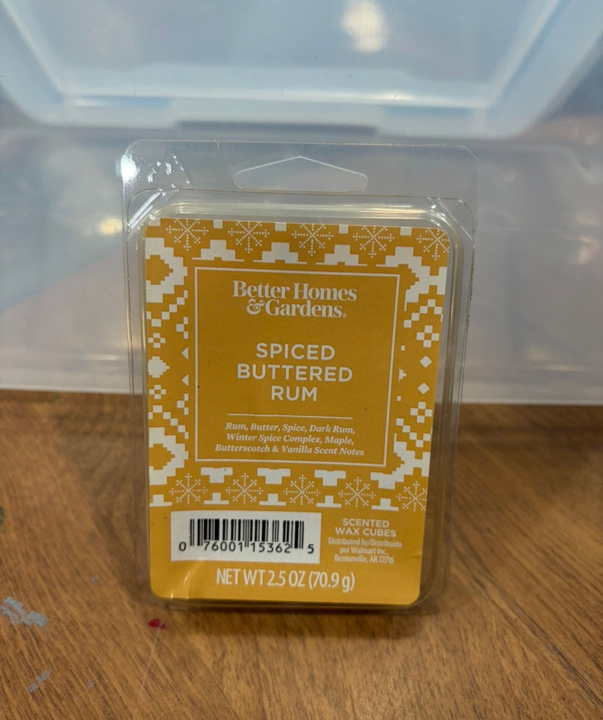 Better Homes & Gardens Spiced Buttered Rum Wax Melts, 2.5oz
