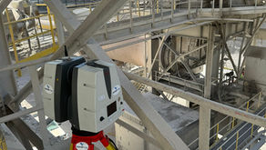 Leica Laser Scanner at an Industrial Facility