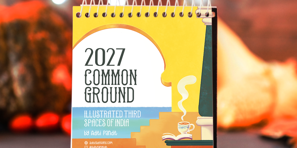 2027 Illustrated Desk Calendar: Common Ground