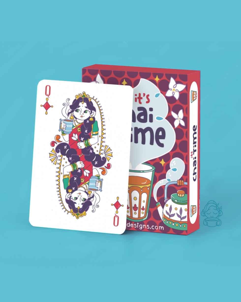 Thumbnail: Its Chai Time Playing Cards