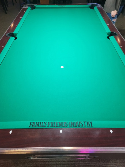 Pool Table Embroidery